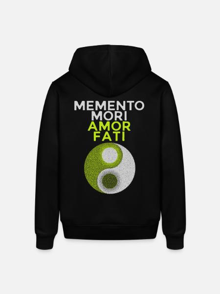 Memento-Mori Latin saying, motivation - Stanley/Stella SOUNDER Unisex Hoodie - black