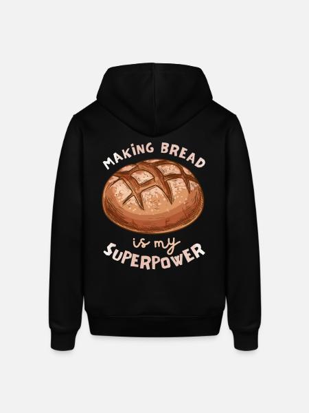 Baking bread, saying, baker, baker - Stanley/Stella SOUNDER Unisex Hoodie - black