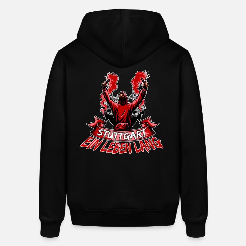 Stuttgart ein Leben lang - Stanley/Stella Unisex Hoodie SOUNDER - Schwarz