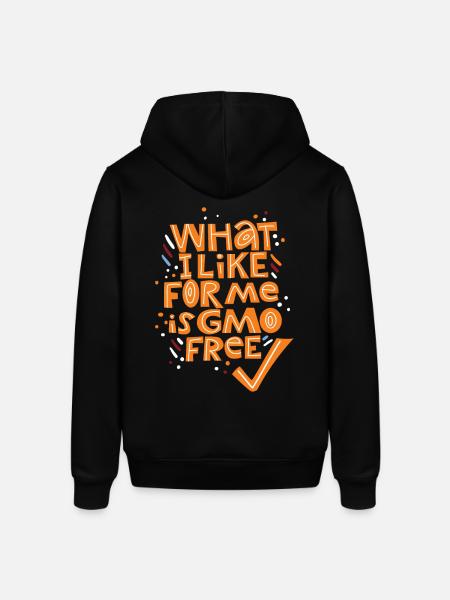 Lebensmittel ohne Gentechnik, GMO-Technik, Spruch - Stanley/Stella Unisex Hoodie SOUNDER - Schwarz