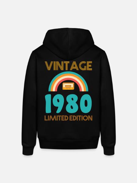 Rétro Classique 1980 - Sweat à capuche SOUNDER Stanley/Stella Unisexe - noir