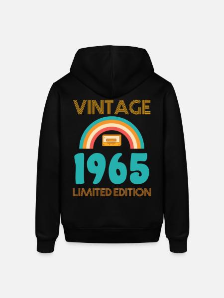 Retro Classic 1965 - Stanley/Stella Unisex Hoodie SOUNDER - Schwarz