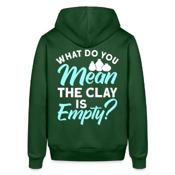 Töpfern Töpfer Töpferei Pottery - Stanley/Stella Unisex Hoodie SOUNDER - Flaschengrün - Hinten - Alina (178cm)