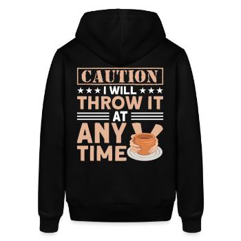 Töpfern Töpfer Töpferei Pottery - Stanley/Stella Unisex Hoodie SOUNDER - Schwarz - Hinten - Alina (178cm)