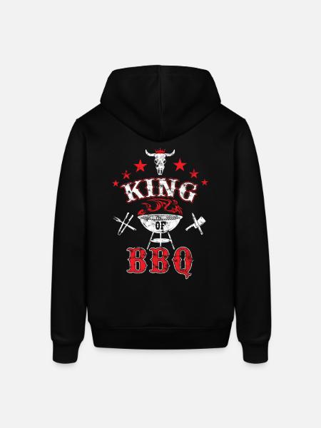 King of BBQ - Stanley/Stella SOUNDER Unisex Hoodie - black