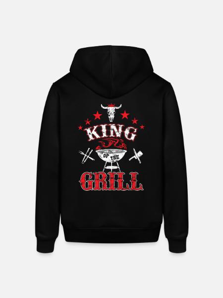 King of the Grill - Stanley/Stella SOUNDER Unisex Hoodie - black