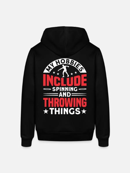 Diskuswurf Diskuswerfer Leichtathletik Diskus - Stanley/Stella Unisex Hoodie SOUNDER - Schwarz