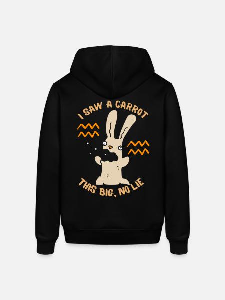 Funny Bunny Comic Joke - Stanley/Stella SOUNDER Unisex Hoodie - black