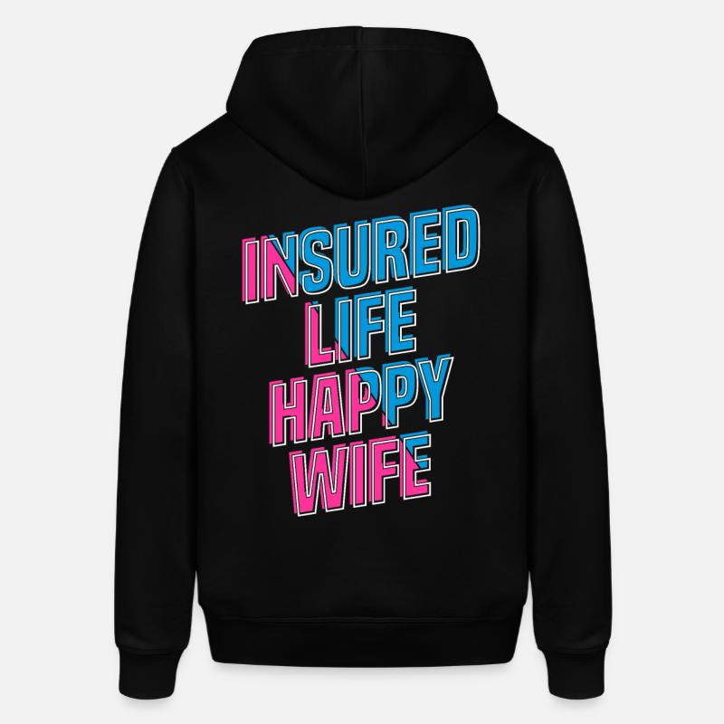 Vendeur d’assurance Agent d’assurance - Sweat à capuche SOUNDER Stanley/Stella Unisexe - noir