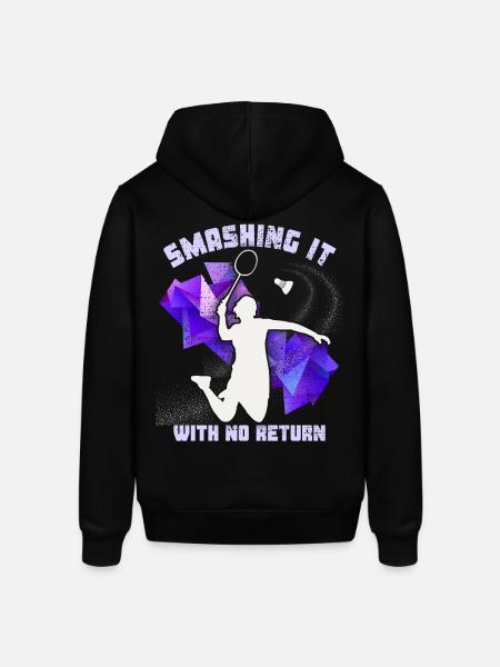 badminton, badminton player, badminton saying - Stanley/Stella SOUNDER Unisex Hoodie - black