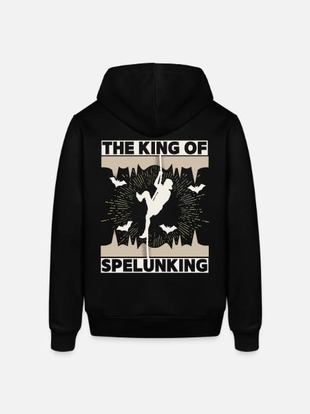 Spelunking, speleologist speleology, saying - Stanley/Stella SOUNDER Unisex Hoodie - black