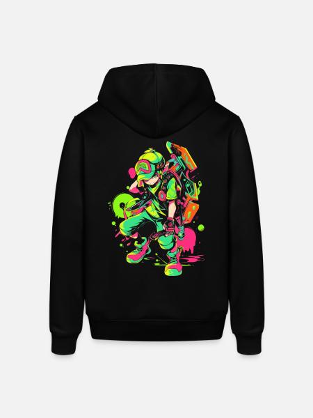 Legendärer Waldjunge: Cooles Splashy Gaming-Design - Stanley/Stella Unisex Hoodie SOUNDER - Schwarz