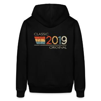 2019 Anniversaire Classic Original - Sweat à capuche SOUNDER Stanley/Stella Unisexe - noir - Dos - Alina (178cm)