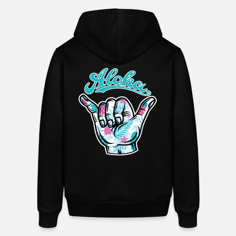 1 Aloha Shaka - Sweat à capuche SOUNDER Stanley/Stella Unisexe - noir