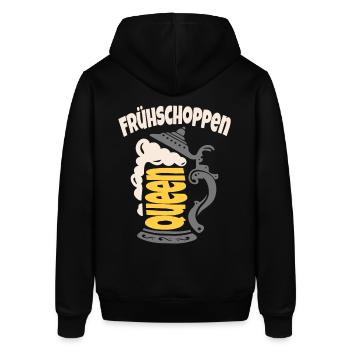 Frühschoppen Queen - Stanley/Stella Unisex Hoodie SOUNDER - Schwarz - Hinten - Alina (178cm)