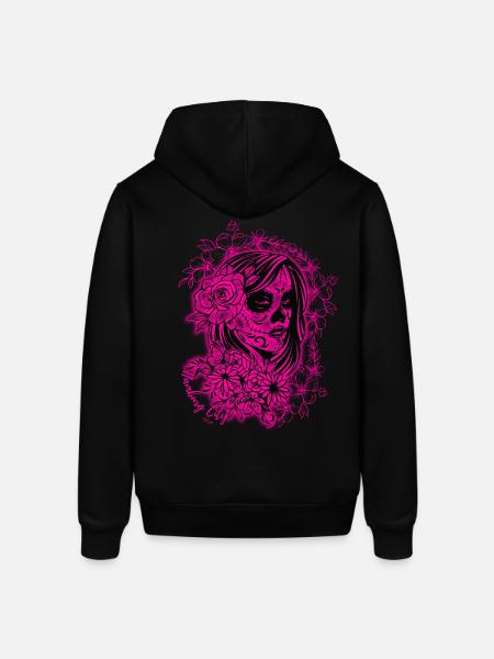 La Catrina Pink - Stanley/Stella Unisex Hoodie SOUNDER - Schwarz