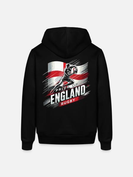 Pride of England Rugby - Stanley/Stella SOUNDER Unisex Hoodie - black