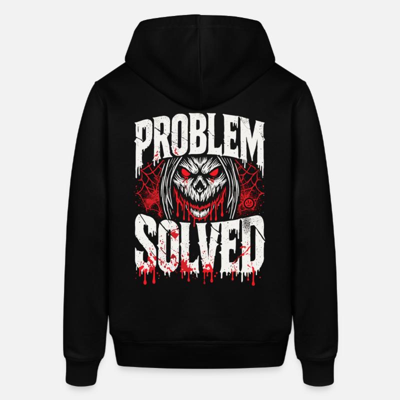Blutige Lösung - Problem Solved - Stanley/Stella Unisex Hoodie SOUNDER - Schwarz