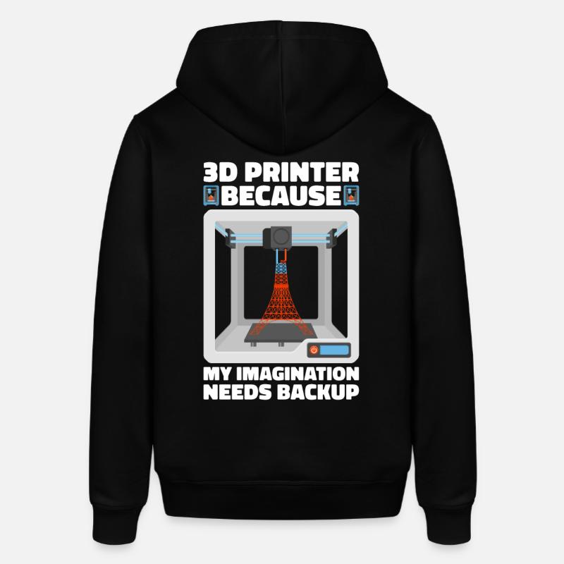 Filament d’imprimante 3D Impression 3D Impression 3D Imprimante 3D - Sweat à capuche SOUNDER Stanley/Stella Unisexe - noir