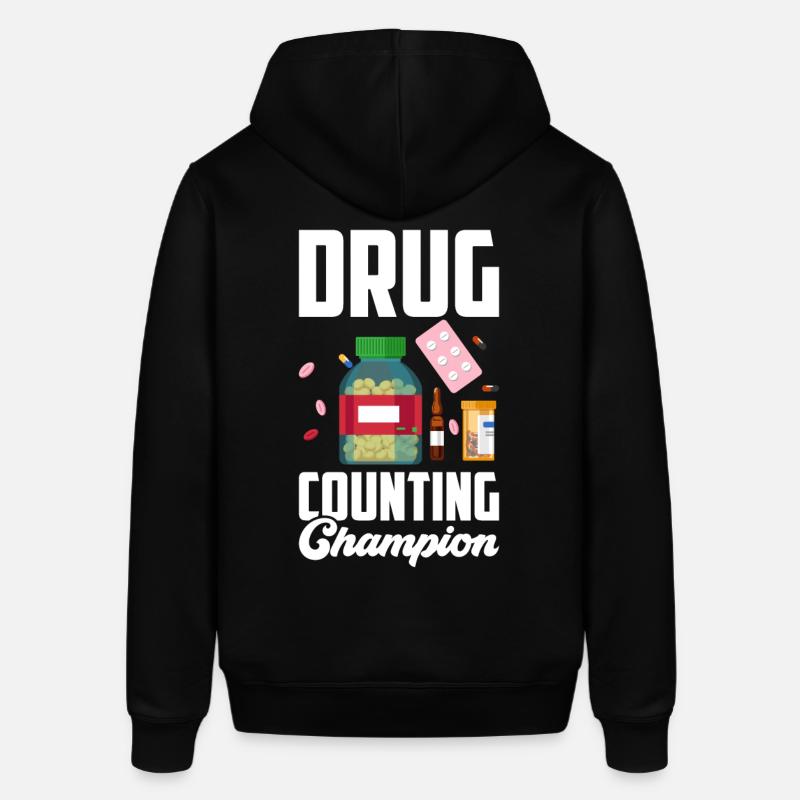 Pharmaceutical Assistant Pharmacy Technician - Stanley/Stella SOUNDER Unisex Hoodie - black