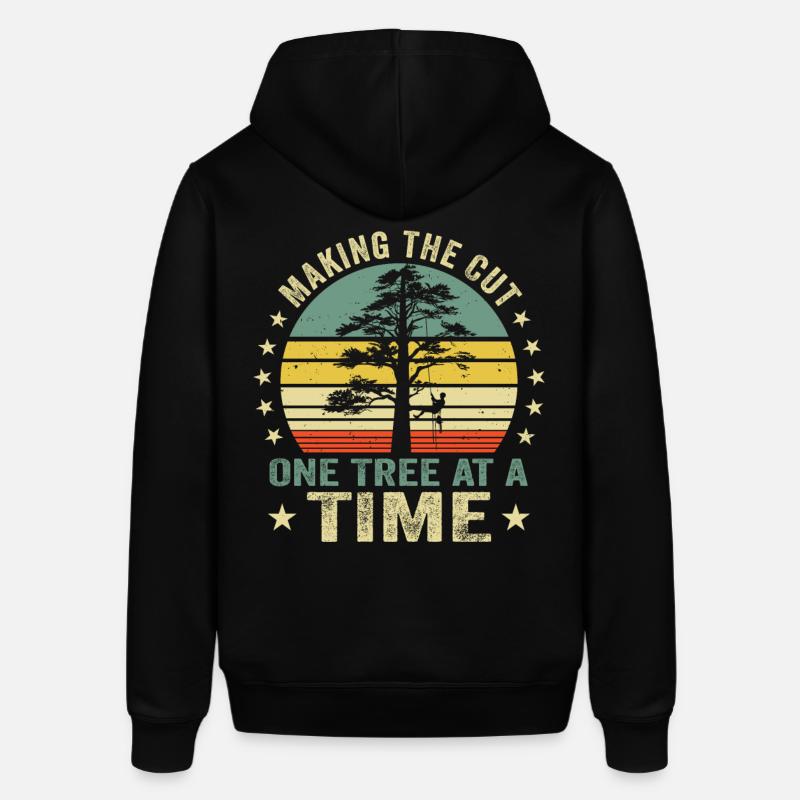 Arborist Baumpfleger Baumkletterer Baumklettern - Stanley/Stella Unisex Hoodie SOUNDER - Schwarz