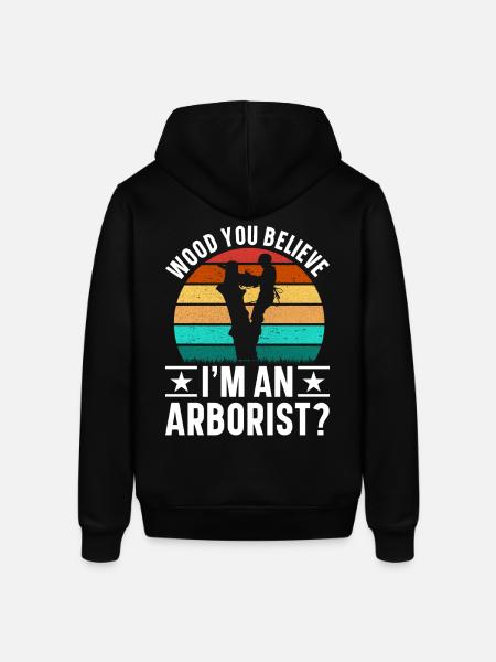 Arborist Baumpfleger Baumkletterer Baumklettern - Stanley/Stella Unisex Hoodie SOUNDER - Schwarz