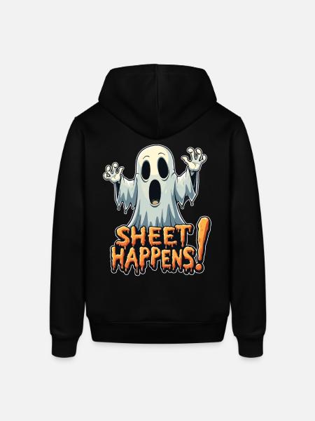 Halloween Ghost Ghost - Stanley/Stella SOUNDER Unisex Hoodie - black