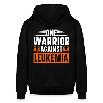 Leukämie Bewusstsein Blutkrebs Bekämpfung - Stanley/Stella Unisex Hoodie SOUNDER - Schwarz - Hinten - Alina (178cm)