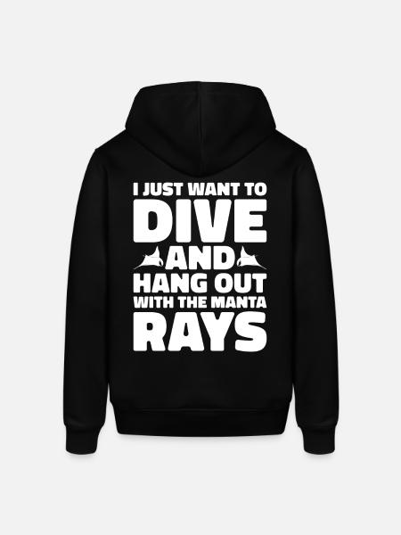 Mantarochen Liebhaber Meerestier Teufelsrochen - Stanley/Stella Unisex Hoodie SOUNDER - Schwarz
