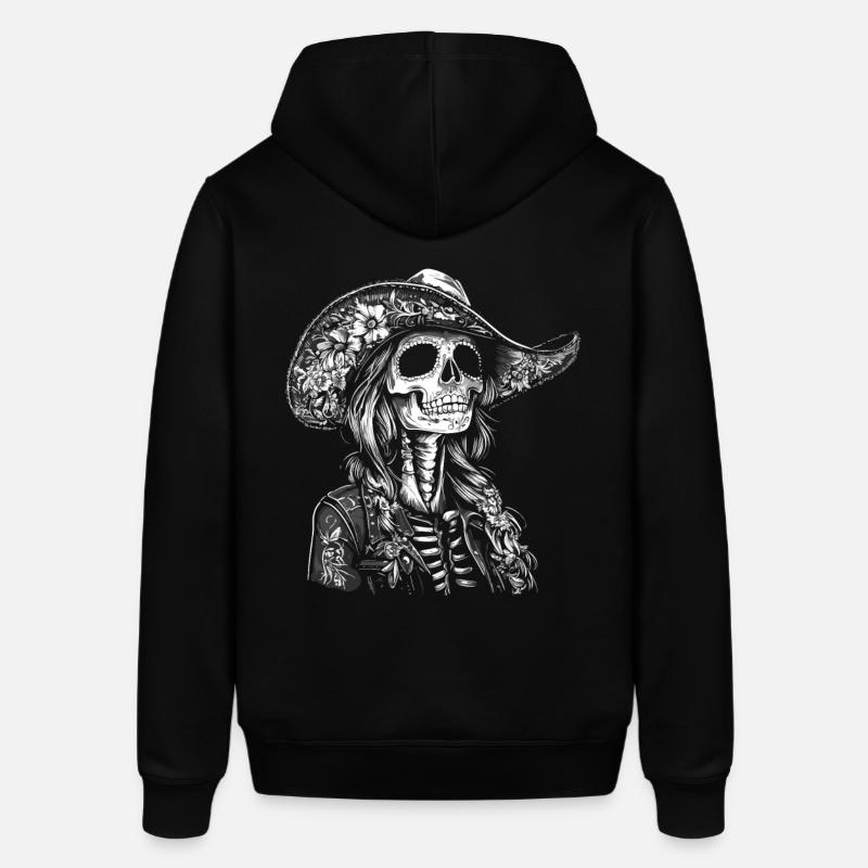 Squelette mexicain avec sombrero - Sweat à capuche SOUNDER Stanley/Stella Unisexe - noir