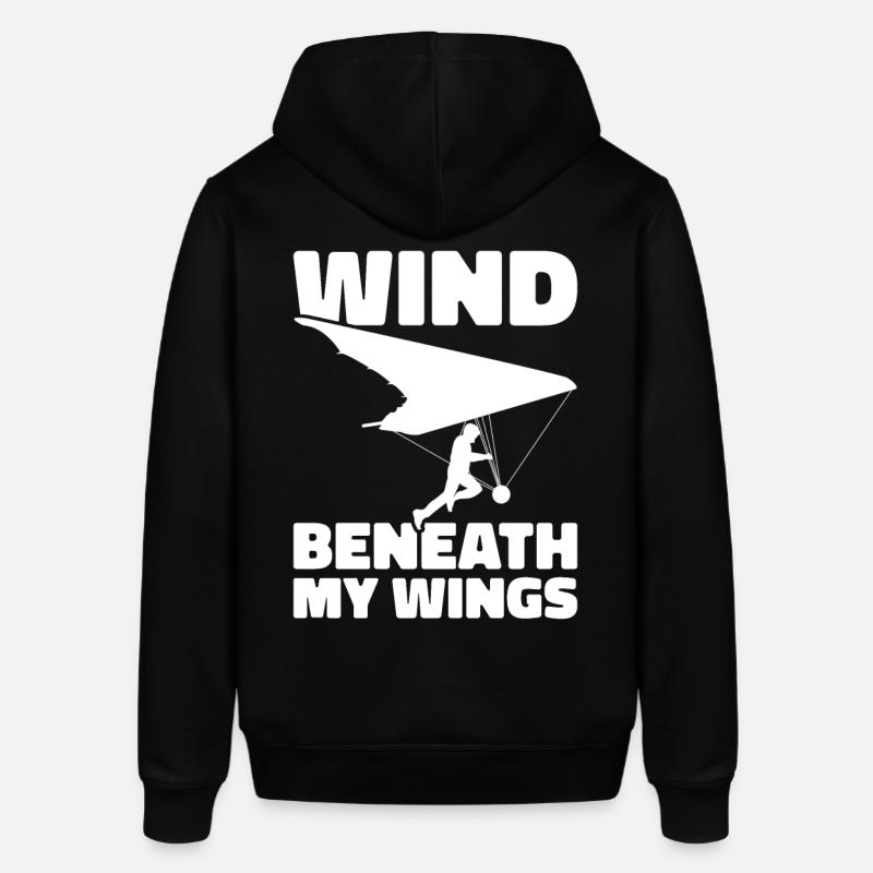 Deltaplane Parapente Deltaplane - Sweat à capuche SOUNDER Stanley/Stella Unisexe - noir