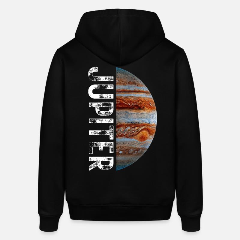 Jupiter planète système solaire - Sweat à capuche SOUNDER Stanley/Stella Unisexe - noir