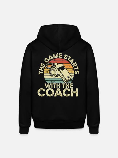 Trainer Geschenke Coach Geschenkidee - Stanley/Stella Unisex Hoodie SOUNDER - Schwarz
