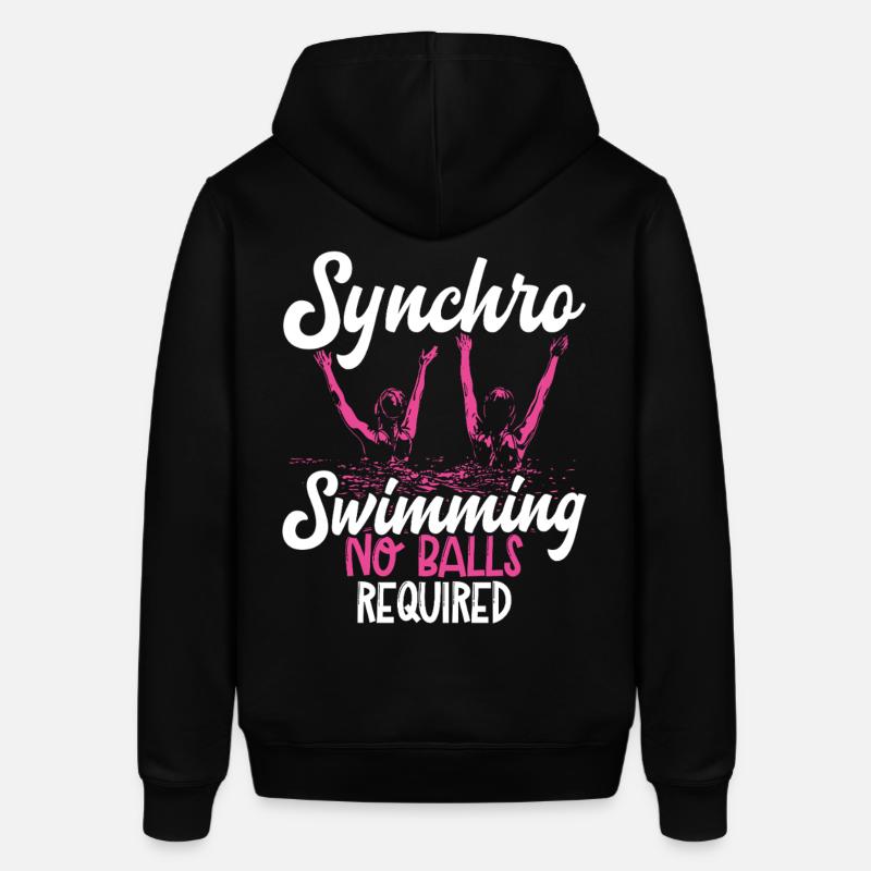 Synchronschwimmen Synchro Schwimmer - Stanley/Stella Unisex Hoodie SOUNDER - Schwarz
