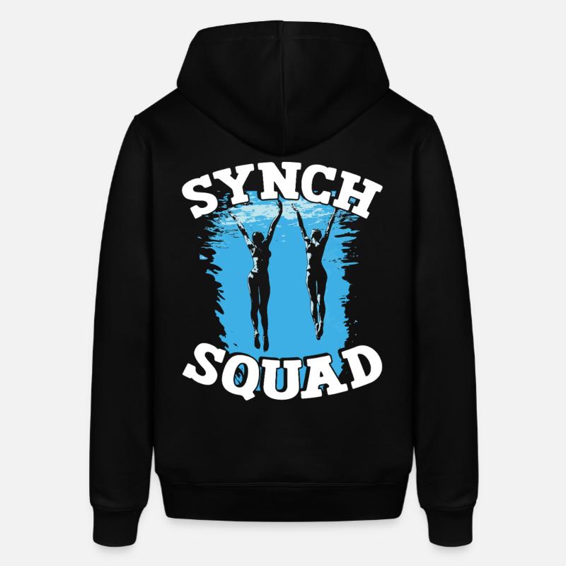 Synchronschwimmen Synchro Schwimmer - Stanley/Stella Unisex Hoodie SOUNDER - Schwarz