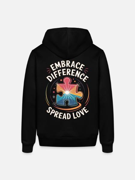 Chemise Embrace Difference - Sweat à capuche SOUNDER Stanley/Stella Unisexe - noir
