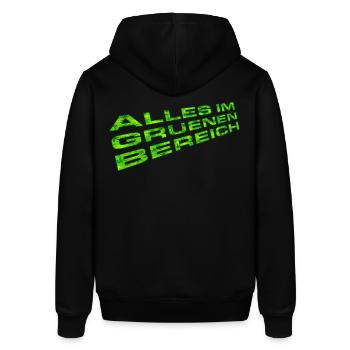 Tout dans l’espace vert (Grass Edition) - Sweat à capuche SOUNDER Stanley/Stella Unisexe - noir - Dos - Alina (178cm)