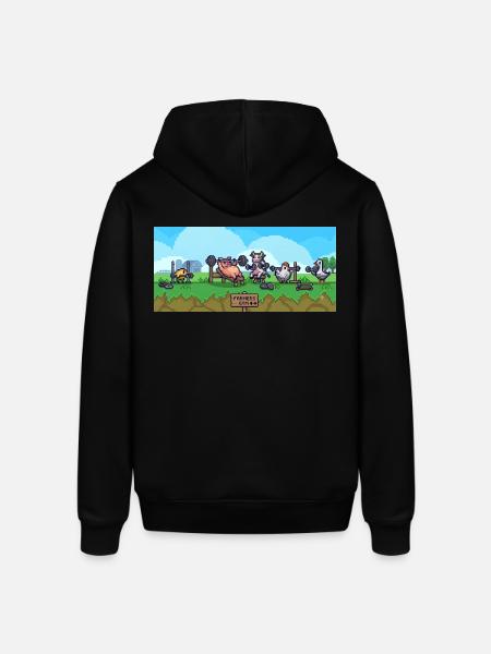 Peasant Gym Pixel Show - Stanley/Stella SOUNDER Unisex Hoodie - black
