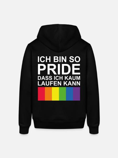 Fierté arc-en-ciel - Sweat à capuche SOUNDER Stanley/Stella Unisexe - noir