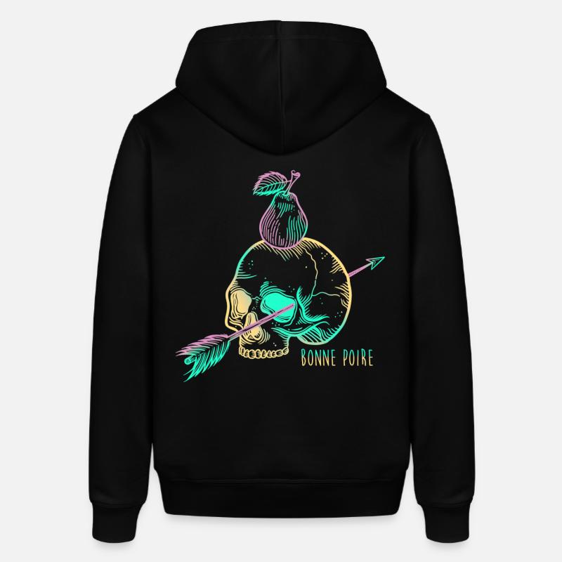 Skull pear yellow - Sweat à capuche SOUNDER Stanley/Stella Unisexe - noir