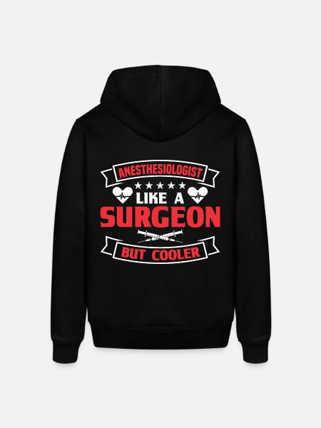 Anesthesia Anesthesia Technician Anesthesiologist - Stanley/Stella SOUNDER Unisex Hoodie - black