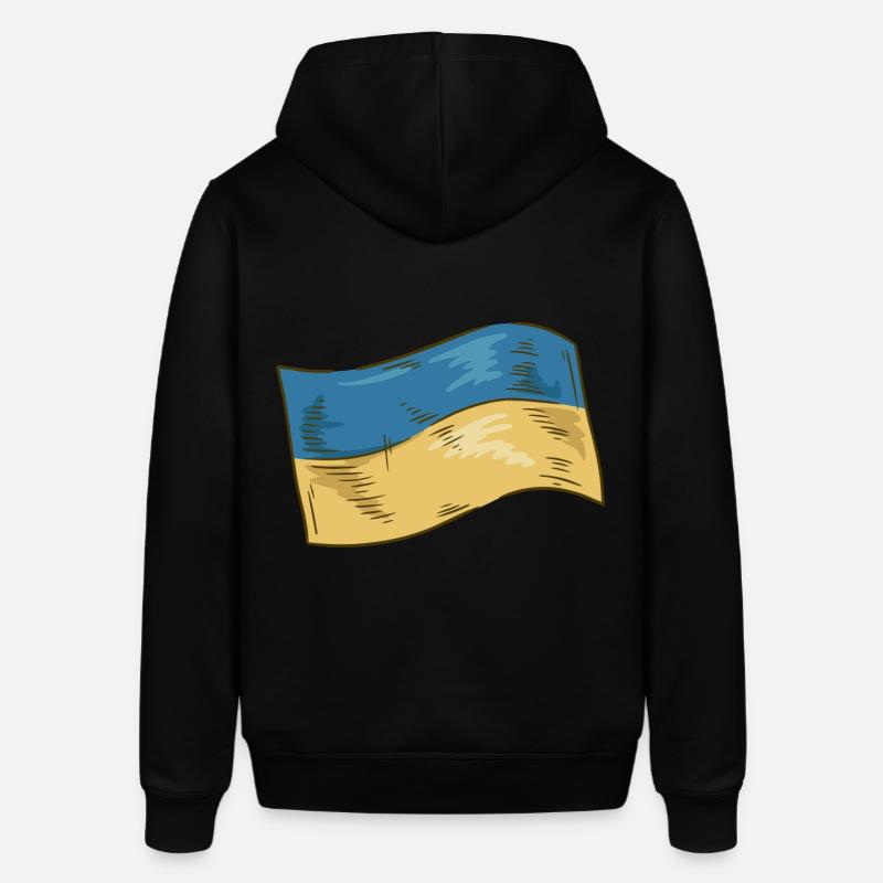 Drapeau de l’Ukraine - Sweat à capuche SOUNDER Stanley/Stella Unisexe - noir