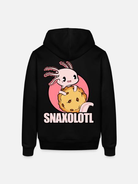 Axolotl Snaxolotl - Stanley/Stella SOUNDER Unisex Hoodie - black