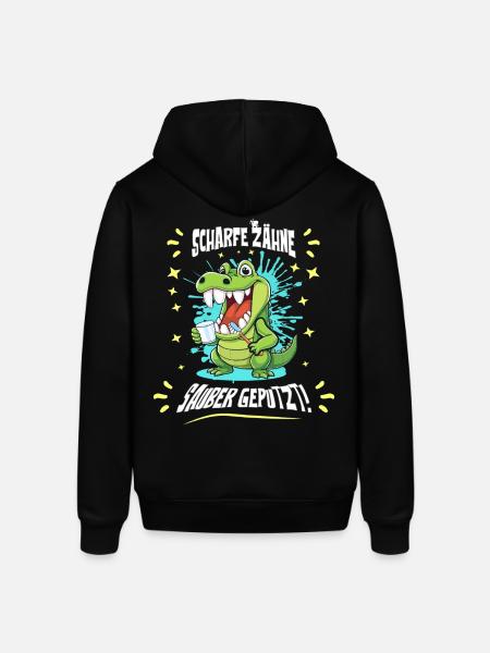 Crocodile Dental Hygiene - Stanley/Stella SOUNDER Unisex Hoodie - black