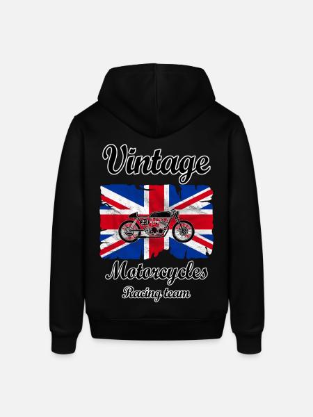 uk motorcycles racing - Stanley/Stella SOUNDER Unisex Hoodie - black