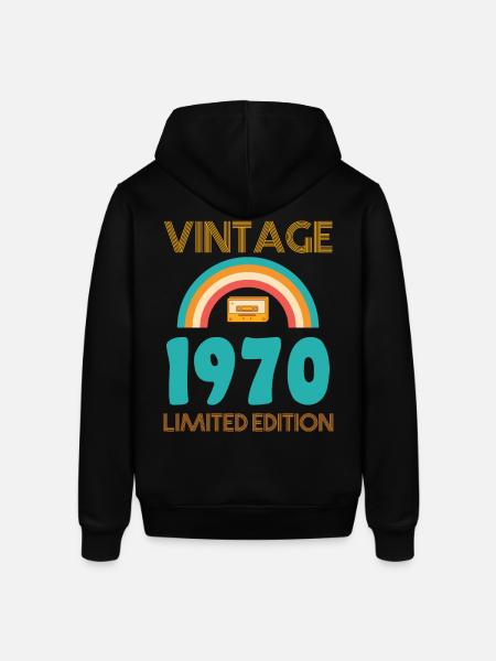 Limited Edition 1970 - Stanley/Stella SOUNDER Unisex Hoodie - black