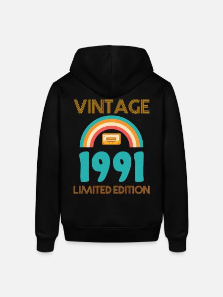 Limited Edition 1991 - Stanley/Stella SOUNDER Unisex Hoodie - black