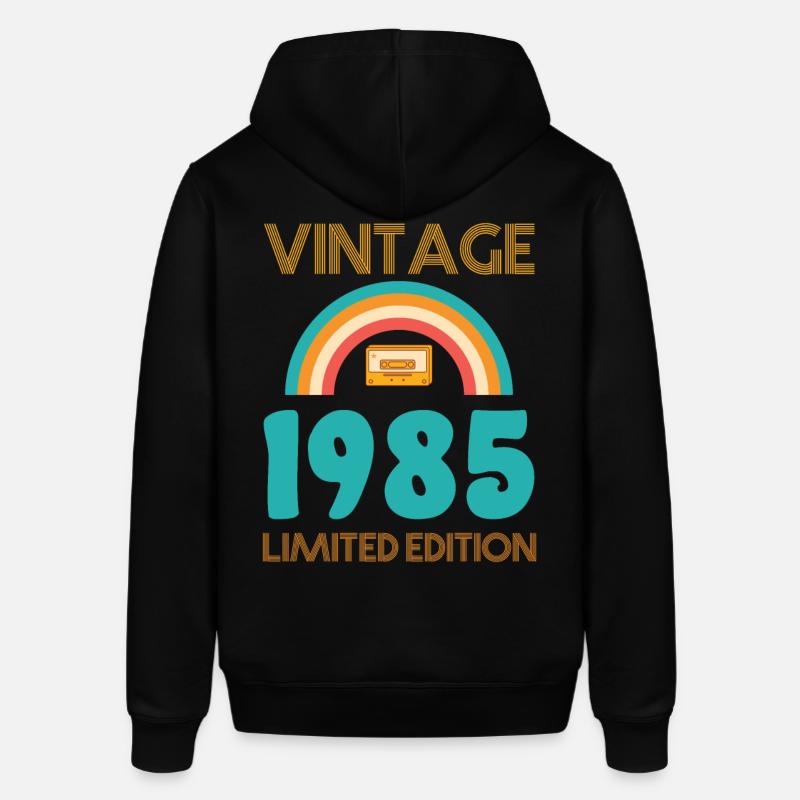 Édition limitée 1985 - Sweat à capuche SOUNDER Stanley/Stella Unisexe - noir