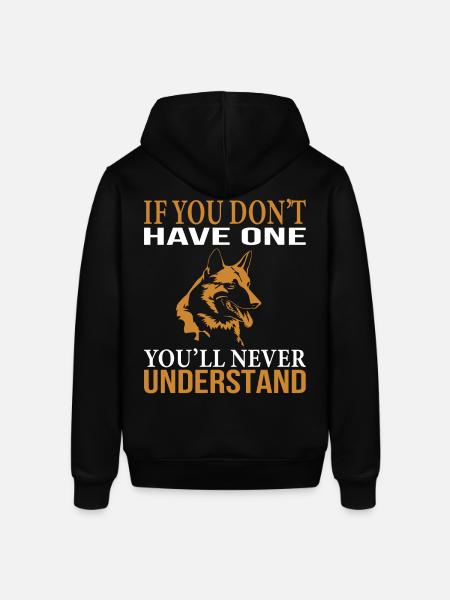 German Shepherd - Stanley/Stella SOUNDER Unisex Hoodie - black