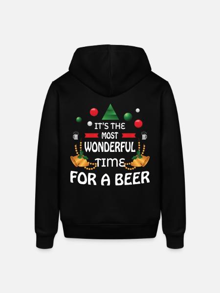 Bière de Noël - Sweat à capuche SOUNDER Stanley/Stella Unisexe - noir